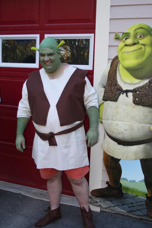 Randy as Shrek